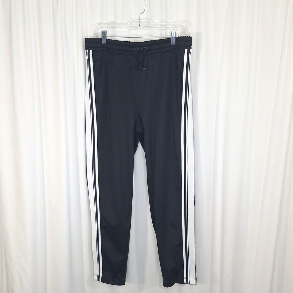 Athletic Works Mens LG 36-38 Black Jogger Track Pants 29 Inseam Gym Workout